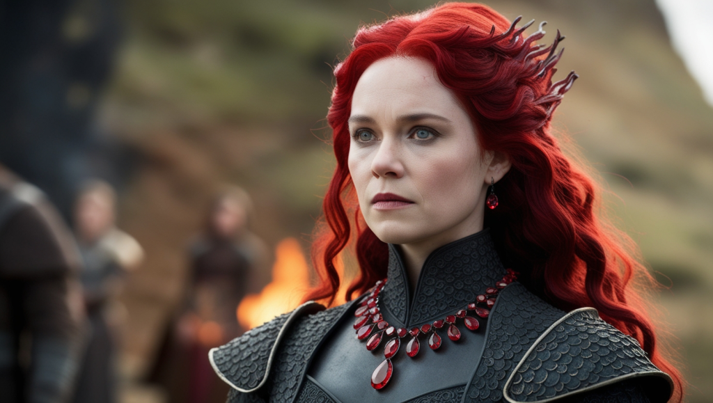 imagesize:2160x3840 Game of Thrones Red Woman