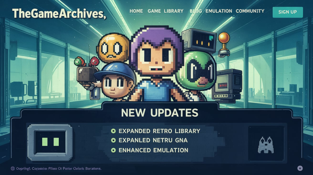 TheGameArchives Updates